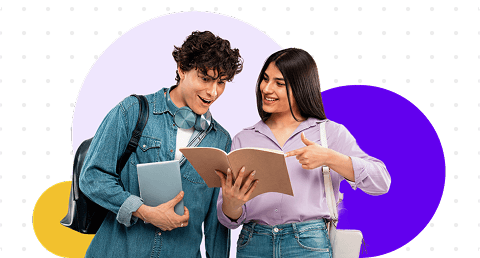 Students studying together